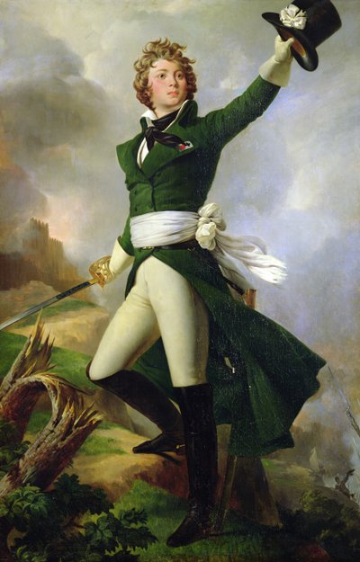 Antoine Philippe de la Tremoille, Principe di Talmont, 1826 da Léon Cogniet